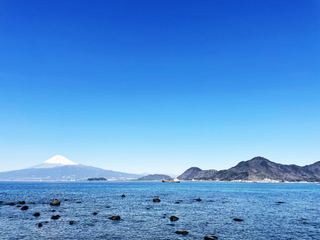 Mt Fuji with seaside